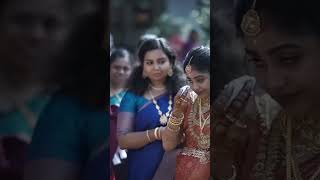 Anjitha❤️Amal  Wedding Clips  Pullothi  viralshorts youtubeshorts love keralahinduwedding [upl. by Saxe]