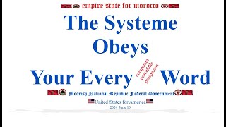 The Systeme Obeys Your Every Word [upl. by Yornoc]