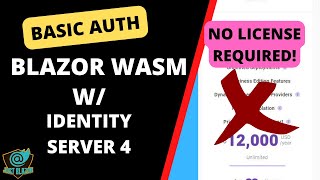 Blazor WASM Authentication WITHOUT a Duende License Identity Server 4 [upl. by Nnylrac]