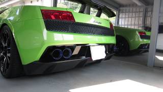 Lamborghini Gallardo Full Titanium Exhaust System by Rowen Japan [upl. by Eelyak]