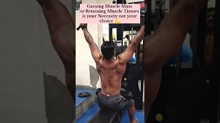 💥 Building muscle or Retaining muscle is Necessity 💪 muscle gains bodybuilding workout reels [upl. by Emerej]