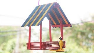 How to Make an Easy DIY Bird House TCraft [upl. by Gerome]