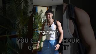 24 HOUR GYMS AT NIGHT shorts short viral gym fitness [upl. by Ayotyal493]