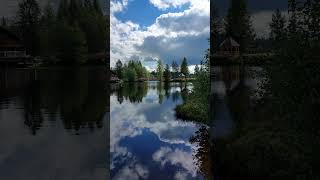 fichtelsee fichtelgebirge lake water autumn newshorts bavaria [upl. by Esined]