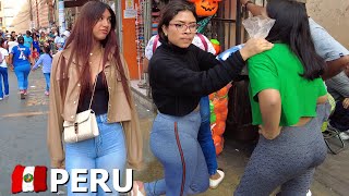 Lima Peru  El Centro  Jr Cusco  Calle Capón  Jr Ayacucho 2023 🇵🇪 4K [upl. by Aila]