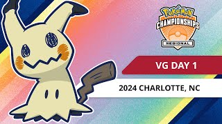 VG Day 1  2024 Pokémon Charlotte Regional Championships [upl. by Fonville]