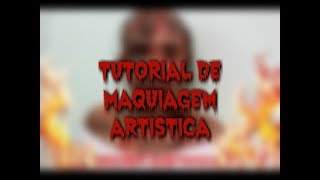 MULHER QUEIMADA  TUTORIAL MAQUIAGEM ARTÍSTICA POR KAREN LIMA [upl. by Jaine]