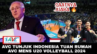 RESMI  Indonesia Tuan Rumah AVC Mens U20 Volleyball Championship 2024 [upl. by Nylirac]