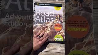 One Minute Reviews Nation Geographic N American Road Atlas [upl. by Gorlin712]