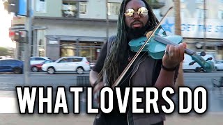 What Lovers Do  Maroon 5 ft SZA Violin Cover  DSharp [upl. by Fesuoy]