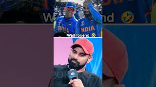 Shami on Virat and Dhoni 🤣👀 Ft news18sportsnex [upl. by Greenfield964]