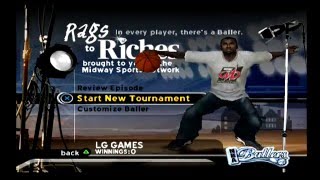 Lets Play  NBA Ballers intro LETS GO [upl. by Atinihc]