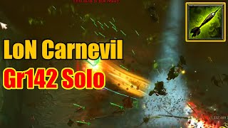 Season 24  LoN Carnevil WD  Gr142 Solo [upl. by Ayet]