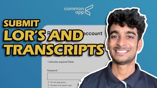 How to submit Letters of recommendation and Transcripts in Common app [upl. by Annasor173]