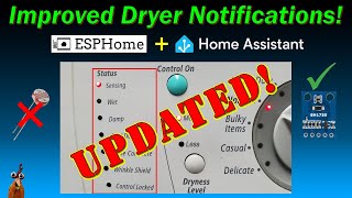 Improved Dryer Notifications for Home Assistant [upl. by Leeda]