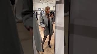 Shopping for The Perfect Gray Coat for Paris styleover40 coatstyle [upl. by Navets780]