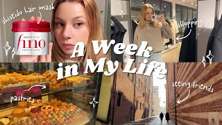 Weekly vlog  friends bakery amp trying the viral Japanese hair mask from Shiseido [upl. by Lulu]