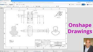 Onshape Tutorial  Drawings [upl. by Liebman]