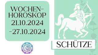 ♐ Wochenhoroskop  Schütze  2110271024  KW 432024 [upl. by Ttehc]