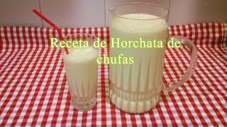 Horchata de chufas Valenciana receta fácil y tradicional [upl. by Llemej351]