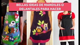 12 IDEAS DE MANDILES O DELANTALES PARA MAESTRAS QUERRÁS TENER [upl. by Yenahc]