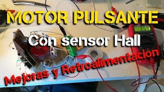 Motor pulsante con sensor hall Retroalimentación [upl. by Harneen]