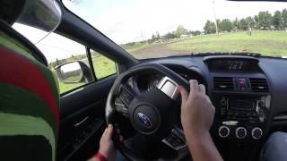 Onboard—Rallycrossing a 2015 Subaru WRX [upl. by Droffig483]