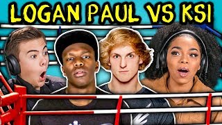 TEENS REACT TO LOGAN PAUL VS KSI BOXING MATCH [upl. by Inami]