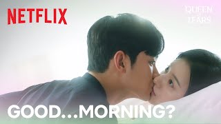 Kim Soohyun notsogoodmorning morning kiss  Queen of Tears Ep 2  Netflix ENG SUB [upl. by Nnagem]