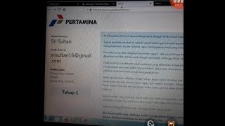 Cara login tes online tahap 1 perekrutan pertamina 2019 [upl. by Akilaz]