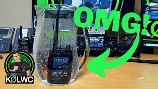 Is the Yaesu FT5D Really Waterproof Let’s Find Out [upl. by Phelps]