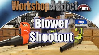 Home Depot Battery Operated Blower Comparison [upl. by Giacamo]