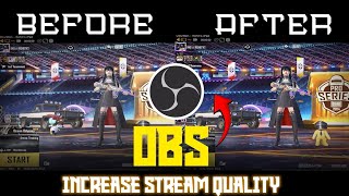 How to Increase Live Stream Quality in OBS  Hidden OBS Filter Settings  Improve Stream Quality OBS [upl. by Eilitan]