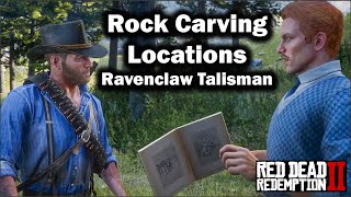 Rock Carving Locations and Ravenclaw Talisman in Red Dead Redemption 2  Old Brass Compass [upl. by Enomis137]