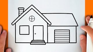 HOW TO DRAW A HOUSE [upl. by Jeanie]