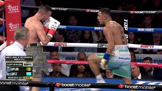 All The Times Teofimo Lopez Was Having Fun MidFight Against Josh Taylor [upl. by Chrisy758]