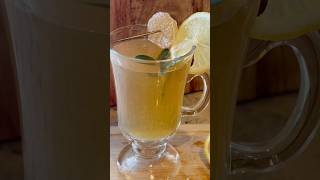 Ginger Sage Lemon Hot Toddy 🍋🥃 ginger sage hottoddy bourbon wintercocktails fallcocktails [upl. by Elyrehc894]