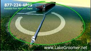 quotLAKE GROOMERquot for lake weed control and lake muck removal [upl. by Dyob]