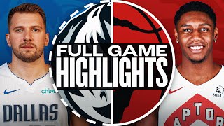 MAVERICKS at RAPTORS  FULL GAME HIGHLIGHTS  December 7 2024 [upl. by Redmer145]