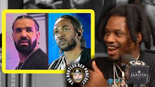 Denzel Curry INDEPTH Review of Drake vs Kendrick Lamar Battle [upl. by Nevak604]