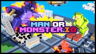 GIANT MONSTER amp ROBOT DESTROYS ENTIRE CITY  ManOrMonsterio ManOrMonsterio Gameplay [upl. by Clancy]