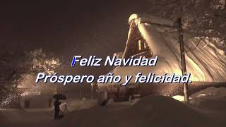 JOSE FELICIANO  FELIZ NAVIDAD KARAOKE [upl. by Garwin355]