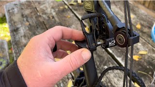 HOW TO INSTALL NEW FELT ON FALL AWAY ARROW REST THIS HACK WILL MAKE SURE IT WILL NOT FALL OFF [upl. by Demakis]