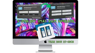 27inch iMacLate 2015 RAM upgrade in year 2023 Easy and Save [upl. by Alleyne71]