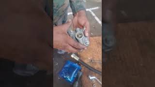 Dismantling of brake control valve  Repair automobile mechanical workshop Engine sealife [upl. by Arodal]