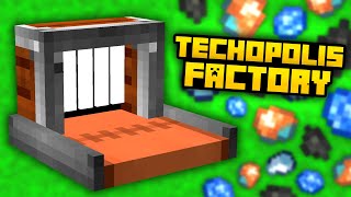 Minecraft Techopolis 2  CONVEYOR BELTS amp MASSIVE FURNACE 2 Modded Questing Factory [upl. by Ignatzia3]