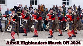 Atholl Highlanders March Off 2024 [upl. by Olenolin788]