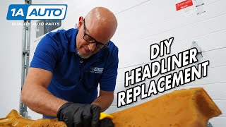 Saggy Ripped Headliner How to Replace the Headliner on Any Car or Truck [upl. by Spearman556]