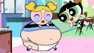 Powerpuff Girls Inflation Animation for 1 HOUR [upl. by Htidirrem]