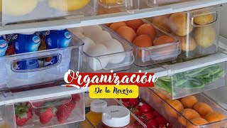 COMO ORGANIZO EL REFRIGERADOR TIPS PARA ORGANIZAR UNA NEVERA PEQUEÑA LIMPIEZA Y ORGANIZACIÓN [upl. by Eerehs]